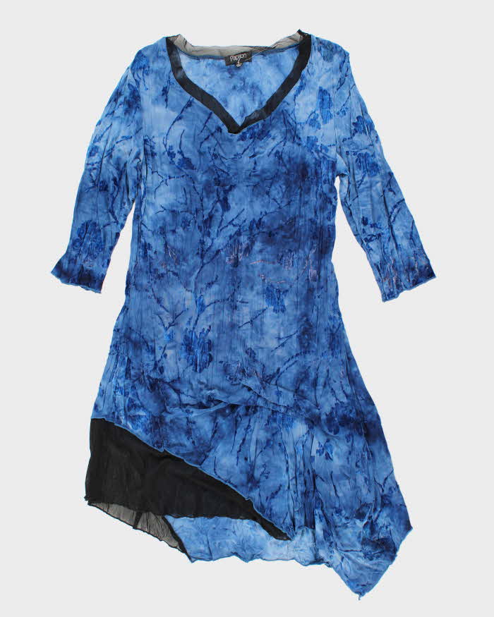 Y2k 00s Papillion Blue Dress - S
