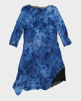 Y2k 00s Papillion Blue Dress - S