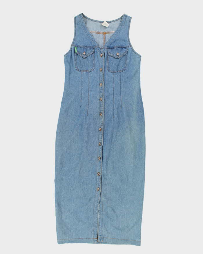 Vintage Studio Denim Button-Up Dress - M
