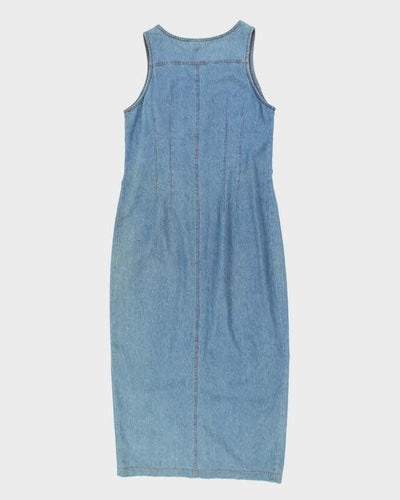 Vintage Studio Denim Button-Up Dress - M