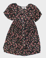 Vintage 90s Pioko Floral Baby Doll Dress - L