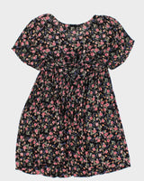 Vintage 90s Pioko Floral Baby Doll Dress - L