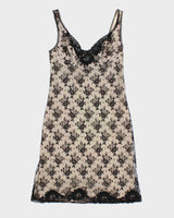 Vintage 90s Lace Mini Dress - S