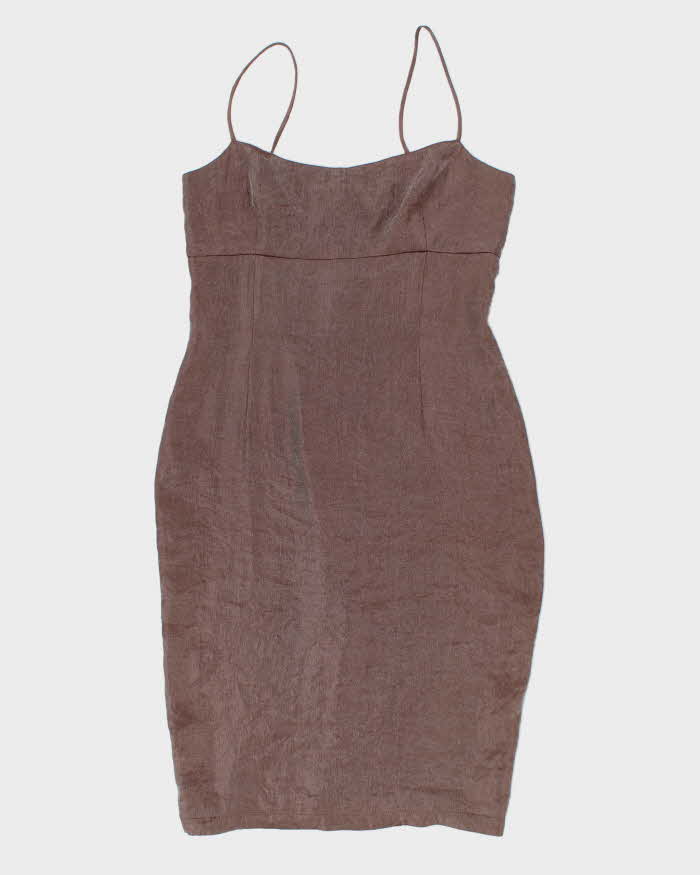Vintage 90s Jacqueline Conoir Iridescent Dress - M