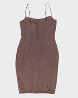 Vintage 90s Jacqueline Conoir Iridescent Dress - M