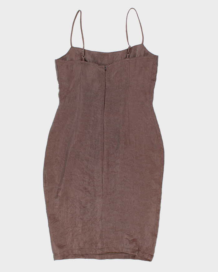 Vintage 90s Jacqueline Conoir Iridescent Dress - M