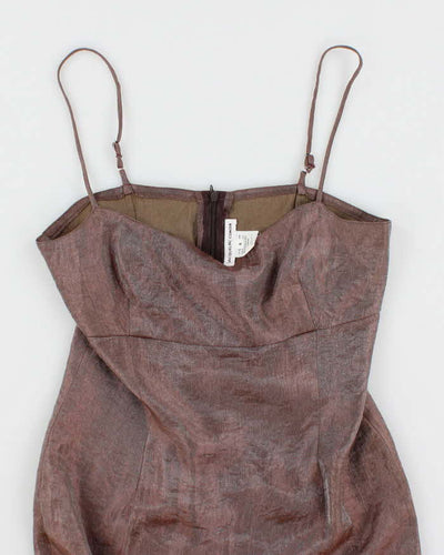 Vintage 90s Jacqueline Conoir Iridescent Dress - M