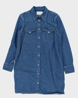 Calvin Klein Denim Long Sleeve Dress - XL