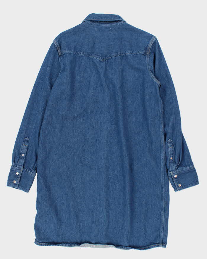 Calvin Klein Denim Long Sleeve Dress - XL