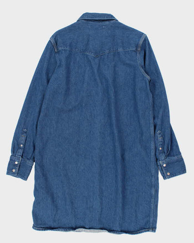 Calvin Klein Denim Long Sleeve Dress - XL
