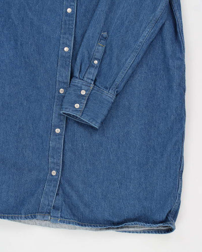 Calvin Klein Denim Long Sleeve Dress - XL