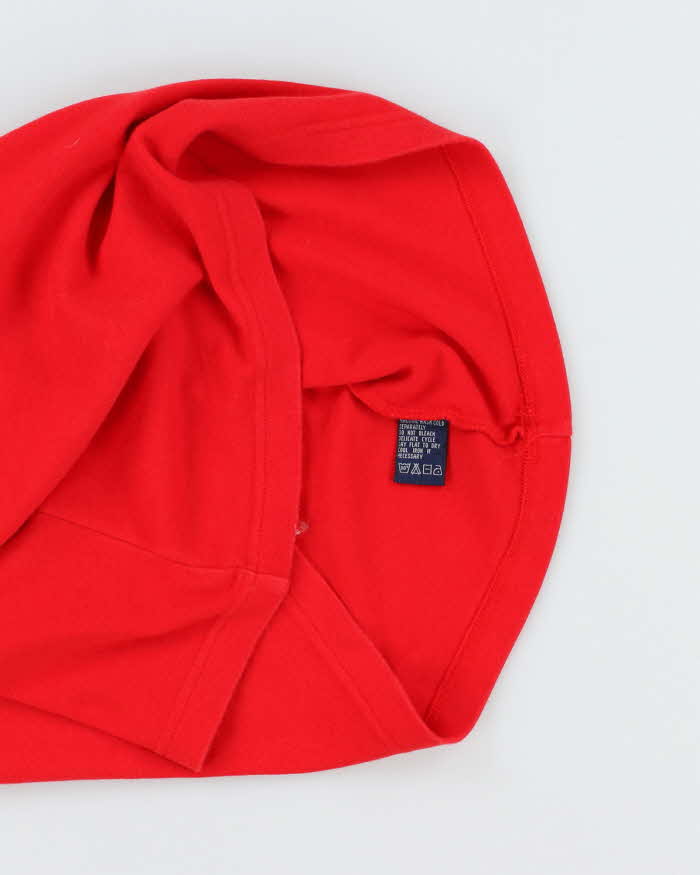 Vintage Nautica Red Zip Polo Dress - S
