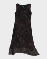 Vintage 90s Florals Dress - S