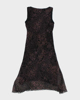 Vintage 90s Florals Dress - S