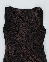 Vintage 90s Florals Dress - S
