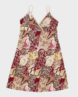 Vintage Y2k 00s Pattern Dress - S