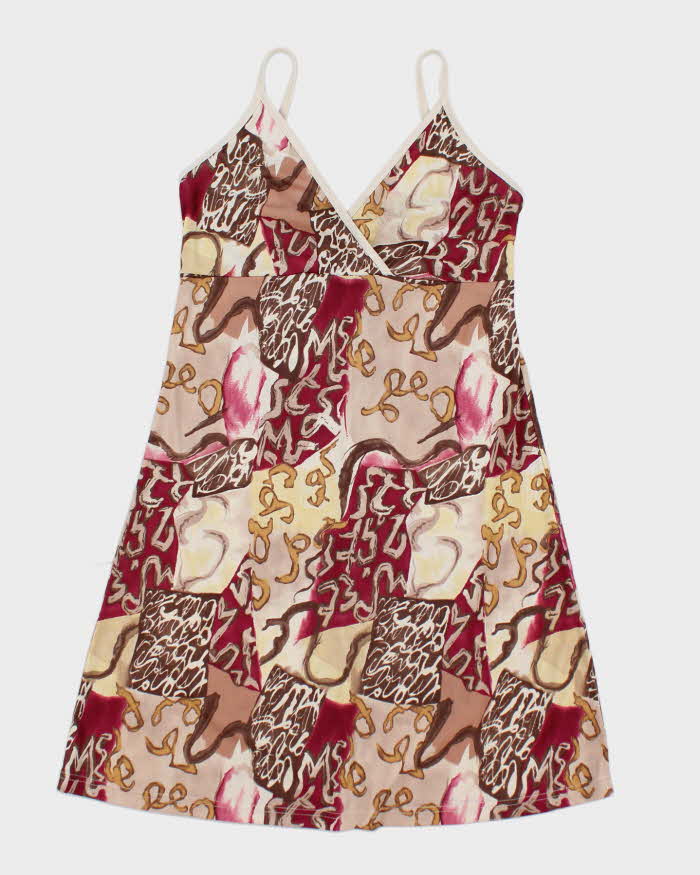 Vintage Y2k 00s Pattern Dress - S