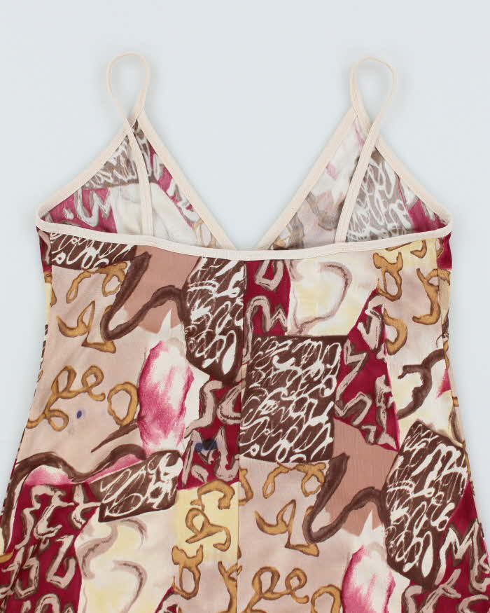 Vintage Y2k 00s Pattern Dress - S