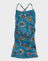 Y2k Guess leopard Point Butterfly Dress - XL