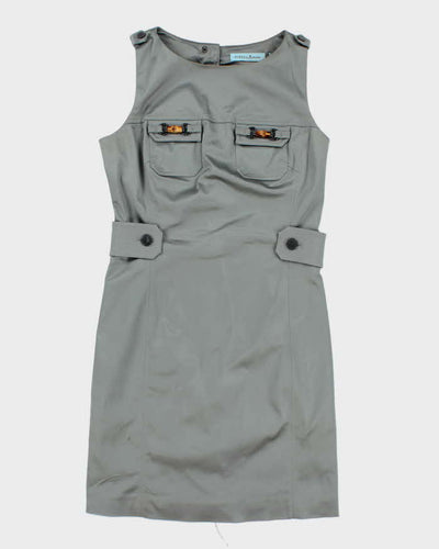 Vintage Guess Grey Satin Dress - S