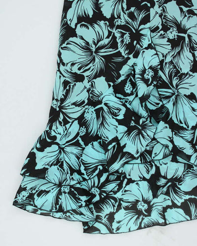 Y2k 00s Floral Halter Dress - S
