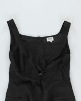 Y2k 00s Jacob Black Nylon Dress - S