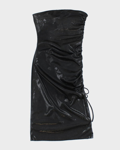 Vintage Y2k 00s Morgan De Toi Strapless Ruched Dress - S