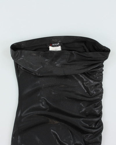 Vintage Y2k 00s Morgan De Toi Strapless Ruched Dress - S