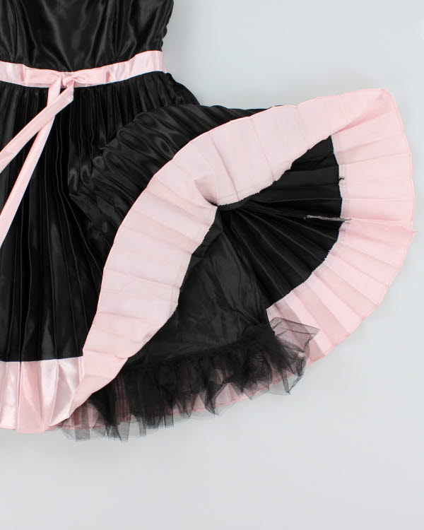 Vintage Y2k 00 Jessica McClintock Satin Pleated Dress - S