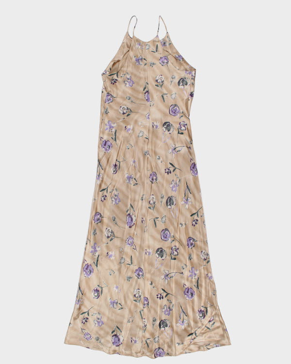 Vintage 90s La Senza Satin Floral Dress - M