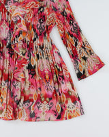 Y2k 00s Alison Taylor Ruffle Pattern Dress - XL