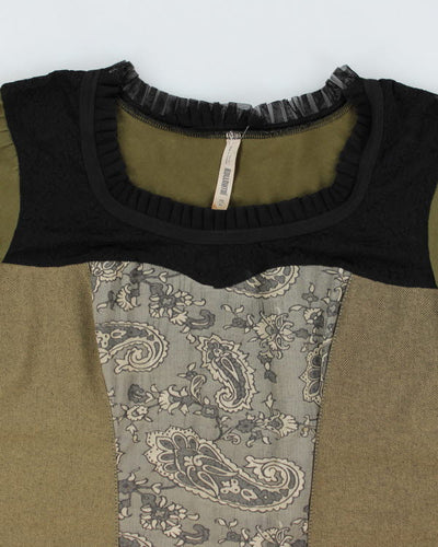 Vintage Y2k 00s Kollontai Khaki Dress - XL