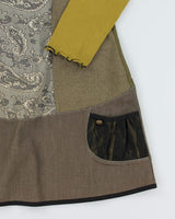 Vintage Y2k 00s Kollontai Khaki Dress - XL