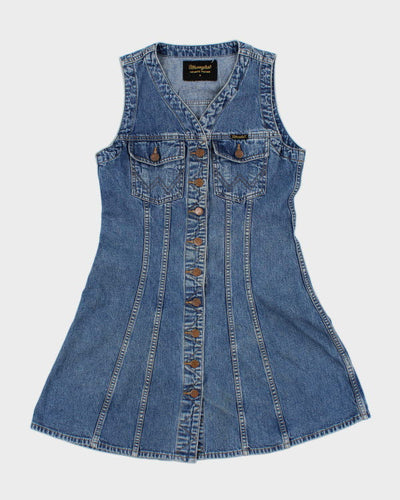 Vintage 80s Wrangler Denim Dress - S