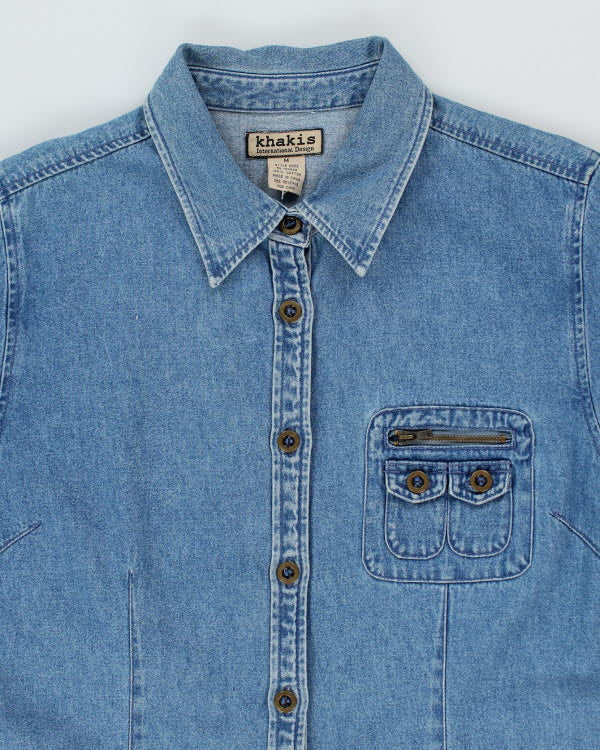 Vintage Khakis International Design Denim Dress - M