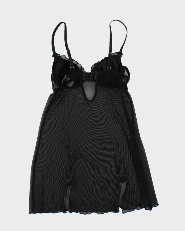 Y2k 00s Sentiments Mesh Sequin Dress - S