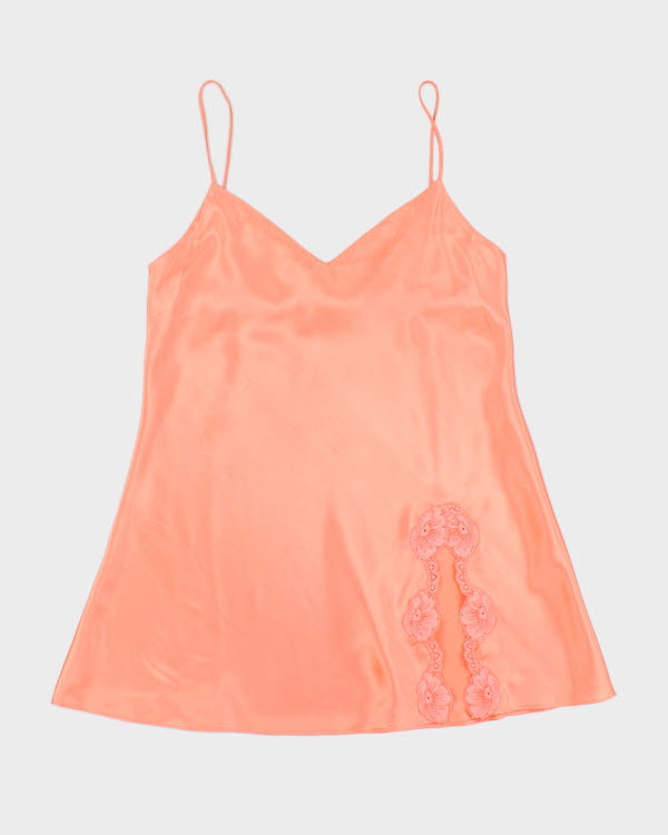 Y2k 00s La Senza Orange Slip Dress - L