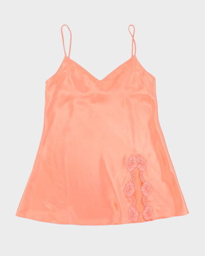 Y2k 00s La Senza Orange Slip Dress - L