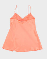 Y2k 00s La Senza Orange Slip Dress - L