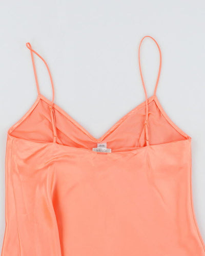 Y2k 00s La Senza Orange Slip Dress - L