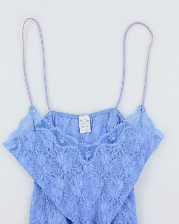 La Senza Purple Lace Slip - XL