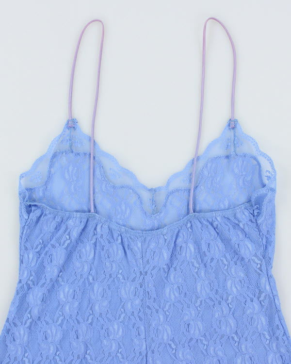 La Senza Purple Lace Slip - XL