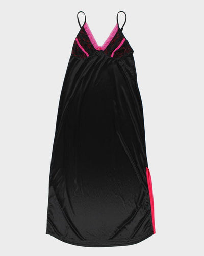 Y2k 00s Black Slip Dress - M