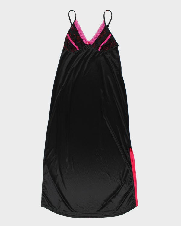 Y2k 00s Black Slip Dress - M