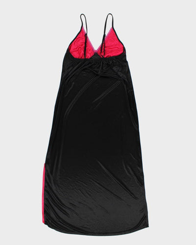 Y2k 00s Black Slip Dress - M