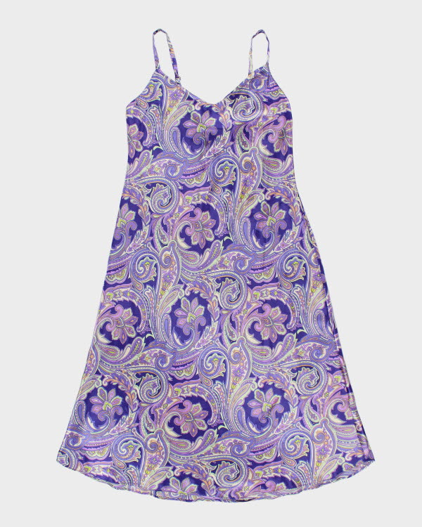 Jones New York Paisley Pattern Slip Dress - L