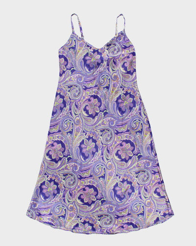 Jones New York Paisley Pattern Slip Dress - L