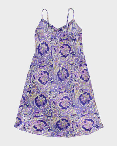 Jones New York Paisley Pattern Slip Dress - L