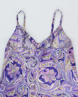 Jones New York Paisley Pattern Slip Dress - L