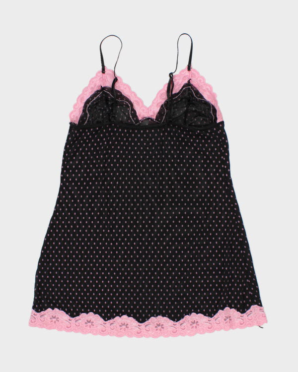 Y2k 00s Polka Dot Slip Dress - S